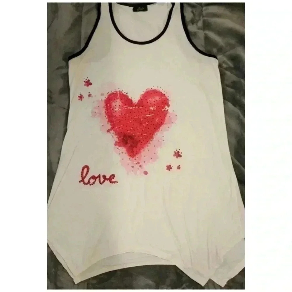 Jade Women’s Sequins Heart Mini Dress Sz. L/ XL NWOT